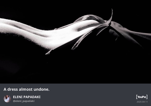 A dress almost undone